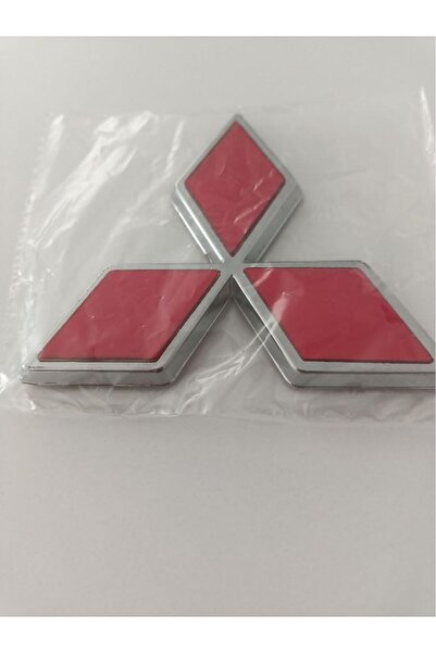 restinal Mitsubishi L200 Bagaj Logo 2006-2015 Arası Uyumlu 10 cm Bantlı Arma Krom Plastik