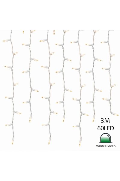 Siera Curtain 80101 - Lighting, 3m high, 20 lines / 60 bulbs, 220V