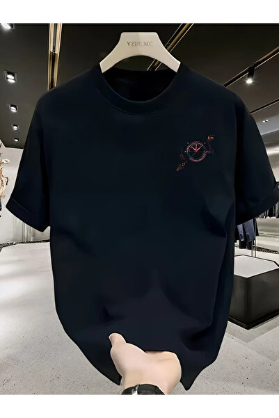 bellanova 100% Cotton Graphic T-Shirt for Men - Relaxed Crew Neck,