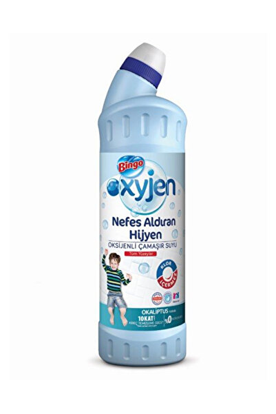 Bingo Oksijen Çamaşır Suyu 750 ml Derinlemesine Hijyen 2 ADET