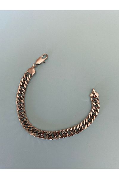 marsel aksesuar Xuping Silver Thick Tight Chain Bracelet