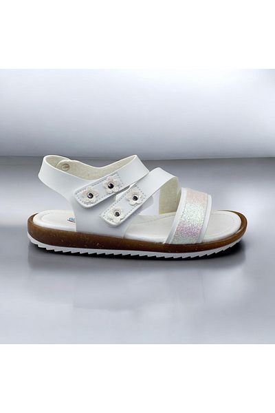 JOJO KIDS Girl's Thick Sole Sandals, Velcro and Very Light Sandals, Flexible Sandals