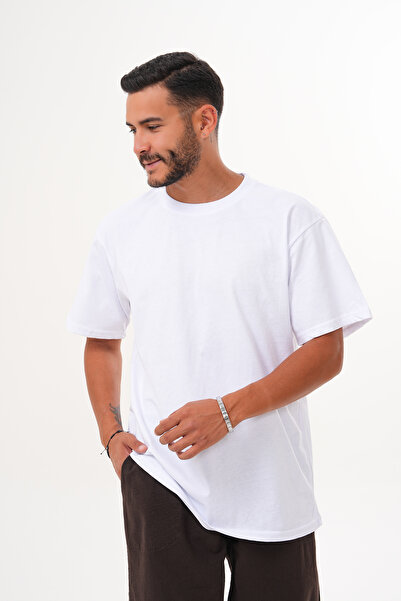 BigBrossBoutique Tricou oversize pentru bărbați, 100% bumbac - croială confor...