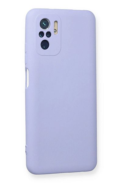 CepteToptan حافظة هاتف Xiaomi Redmi Note 10 مصنوعة من السيليكون المخملي الداخلي - أرجواني - MKİ8186-8362