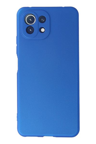 CepteToptan حافظة هاتف Xiaomi MI 11 Lite من السيليكون الأول - أزرق - MKİ1730-5429