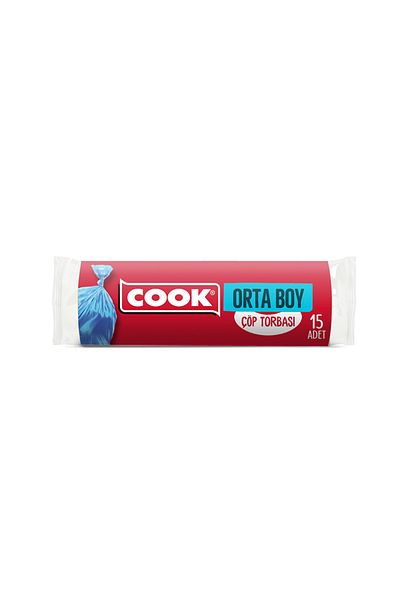 Cookc Cook Garbage Bag Eco Medium Size 15 Pcs