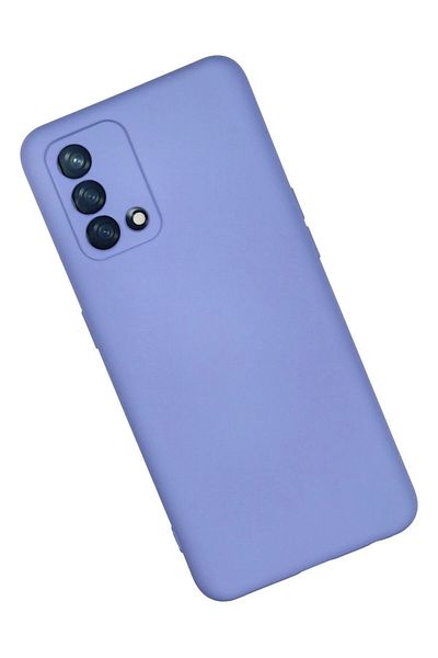 CepteToptan حافظة هاتف اوبو A74 4G نانو من الداخل سيليكون مخملي - ليلك - MKİ9755-1663