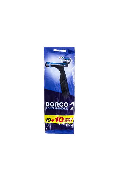 Dorco Dorco Men's Razor Blue Long Handle 10 10 Pcs -90042 ---