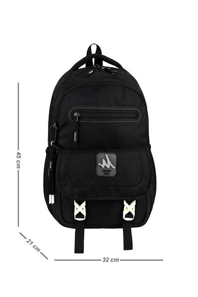 Baginn Unisex High School Backpack Middle School Backpack 45*32 cm with Keychain Gift