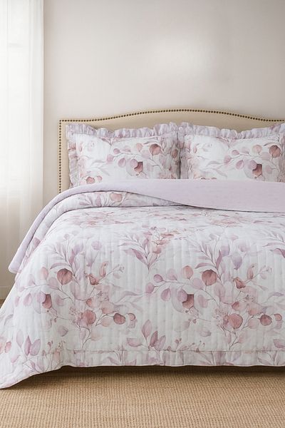 sutra Flora Series Double Sided Double Bedspread Set