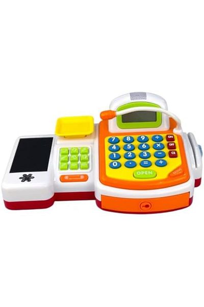 Generic Children's Cashier Toy with Lights, Sounds, Scanner, and Drawer Button