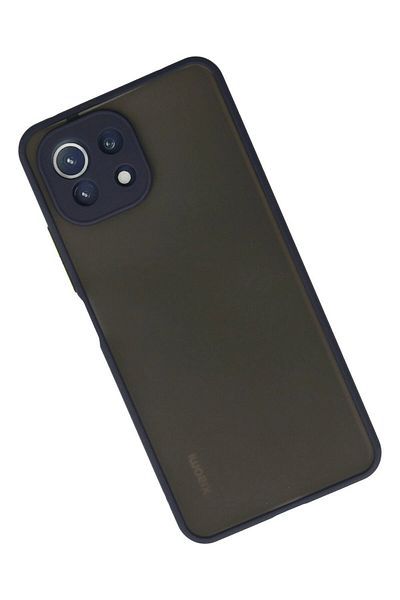 CepteToptan حافظة هاتف Xiaomi MI 11 Lite من السيليكون مونتريال - أزرق داكن - MKİ5741-8115