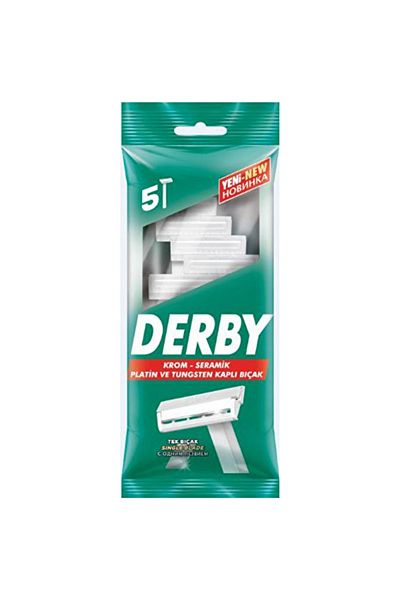 Derby Single Blade 5 Pack Razor Blades