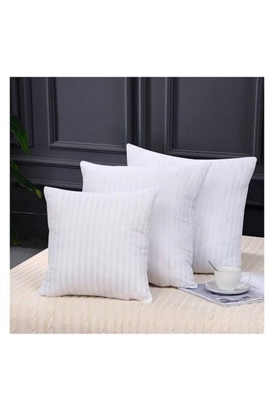 smart home Pillow Set of 3 Luxury Decorative Pillows for Bed, Sofa, and Couch with 100% Polyester Filling | Size 40 x 40 cm