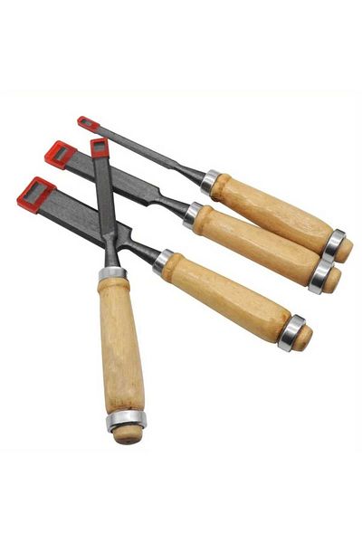 Metal Needs Set of 4 Wood Chisels 6mm, 12mm, 20mm, 24mm