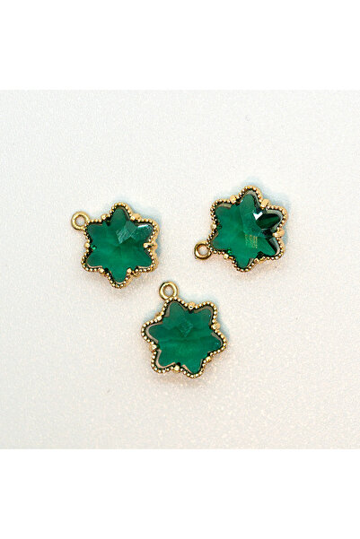 Yıldırım Cute Glass Crystal Flower Shaped Pendant, Zinc Lovely Ornaments, 12X...