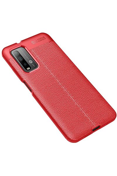 CepteToptan غطاء حماية لهاتف Xiaomi Redmi 9T - أحمر - MKİ7590-9070