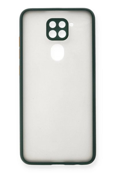 CepteToptan غطاء حماية سيليكون مونتريال لهاتف Xiaomi Redmi Note 9 - أخضر - MKİ7555-6543