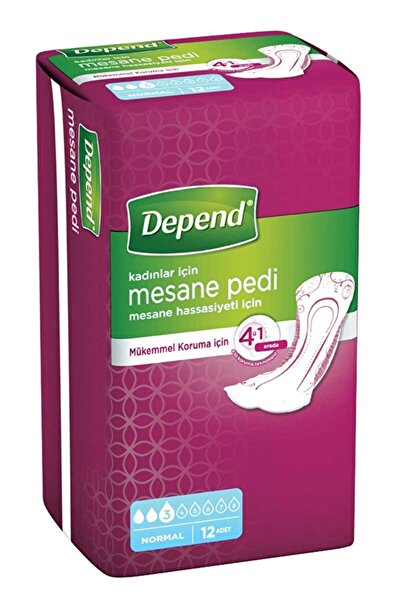 MATMEL 4 Pcs Depend Women's Bladder Pad Normal 12-Pack