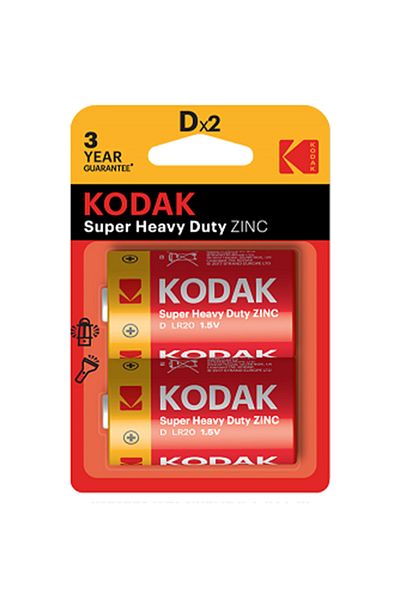 Kodak Zinc Carbon Large Size 2 Pack