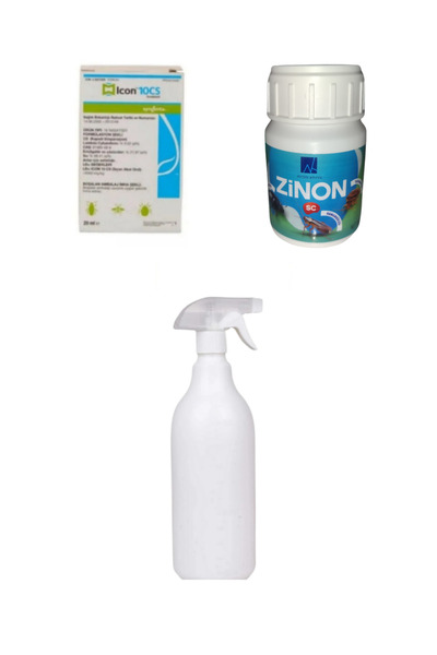 Icon Altlık Böceği İlaçları/Icon 10Cs 20ML/Zinon Sc 50ML/1LT Sprey püskürtücü