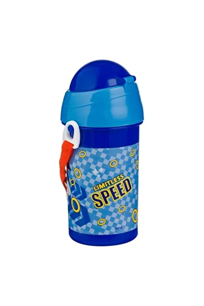 OEM Sticla Apa Pop Up Albastra Sonic 500ml