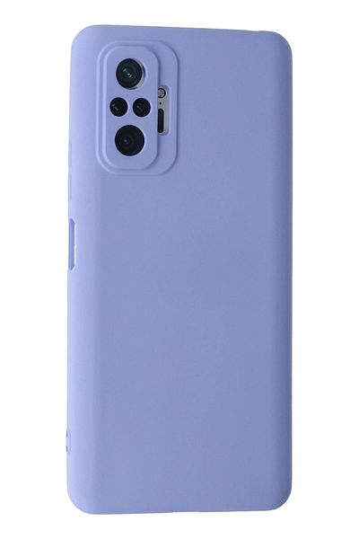CepteToptan حافظة هاتف Xiaomi Redmi Note 10 Pro مصنوعة من السيليكون المخملي الداخلي - أرجواني - MKİ4719-8720
