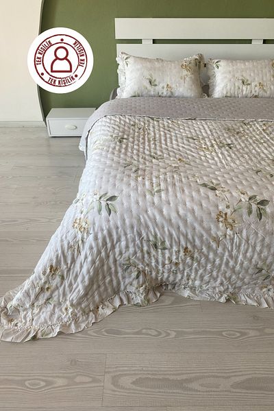 sutra Flora Series Double-Sided Single Bedspread Set