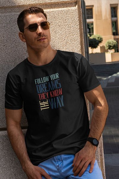 feinas Ανδρικό Tshirt - Ακολουθήστε τα όνειρά σας