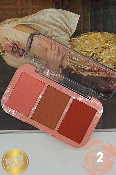 GulFlower 3-Piece Blush Palette