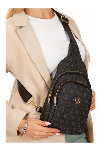 Newish Polo Newish Polo Patterned Women's Crossbody Single Handle Chest and Shoulder Backpack-Crossbody Bag