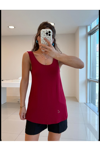 LETS BASIC Bluză fără mâneci pentru femei Modal basic – Elegantă și confortab...