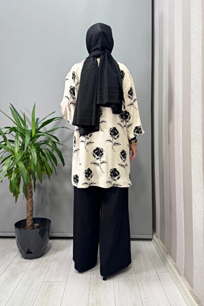 Ghisa Viscose Flush Suit Ecru 25Ygstkm4873