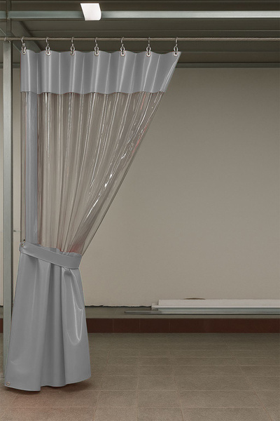 size ne lazım 0.80mm Transparent Auto Service and Wash Partition Curtain 12 Colors Height 250cm X Width 250cm
