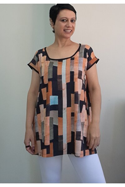 Mertcan Butik Whole Coming with Multi Color Size Low Sleeve Combed Viscose T-Shirt