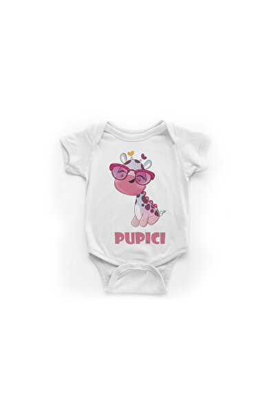 Printisimi Baby bodysuit "Kisses", White, Cotton