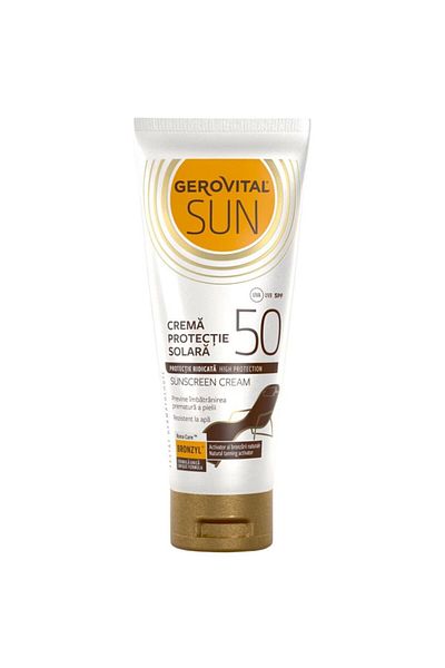 GEROVITAL Cremă de protecție solară SPF 50, 100 ml,