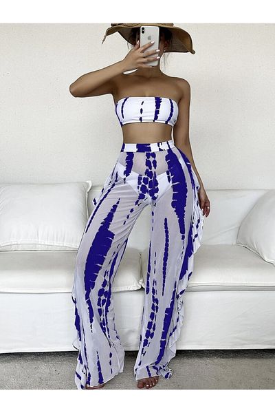 Plaja biz Women's two-piece swimsuit with Detroit pants