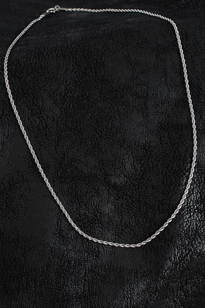 Clariss 316L Steel Rope Chain Model Silver Color Men's Necklace