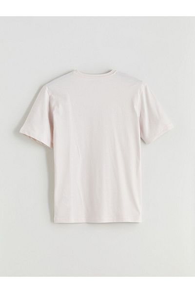 LC Waikiki New Season Crew Neck Printed Combed Cotton Men's T-Shirt - S5Ql05Z8