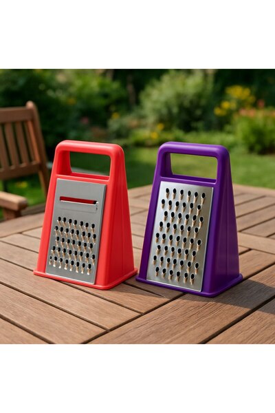 Metler مبشرة مزدوجة الاتجاه من الفولاذ المقاوم للصدأ - مقبض بلاستيكي مريح، قط...