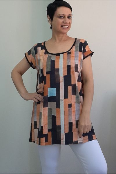 Mertcan Butik Whole Coming with Multi Color Size Low Sleeve Combed Viscose T-Shirt