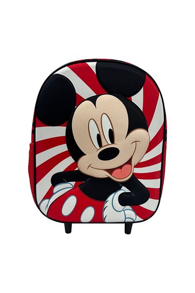 Mickey Mouse 3D trolley, 32x26x11cm, multicolor, adjustable and reinforced straps, Happy, Mickey Mouse