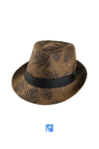 Kardelen Butik Denizli 100% Paper Mj Small Edge Palm Hat for Women and Men (Size 58 cm)