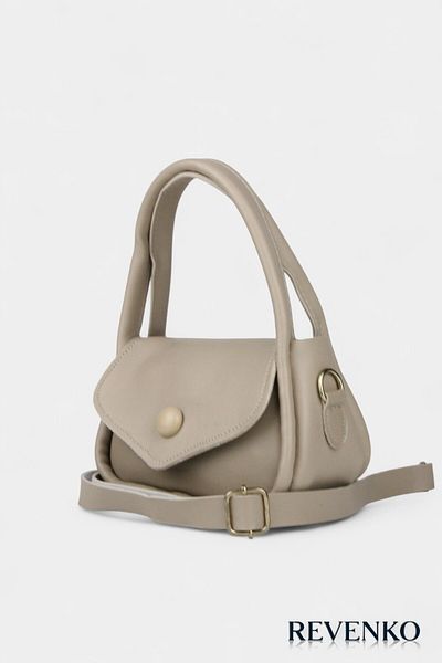 REVENKO Mini Size Buttoned Shoulder Bag - Crossbody Bag