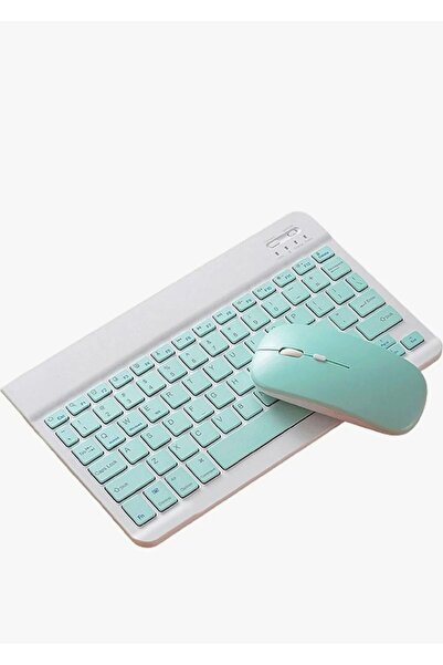 UK Apple iPad 11.Nesil A16 A3354 A3355 Uyumlu Bluetooth Klavye Mouse Set