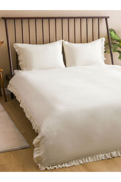 LC Waikiki Nevavm Cotton Double Duvet Cover Set with Difference