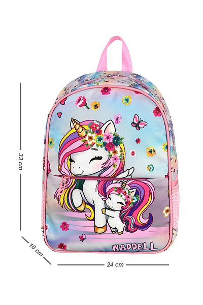 CANLOOR Waddell Licensed Unicorn Themed Preschool Kindergarten, Nursery Girl Backpack