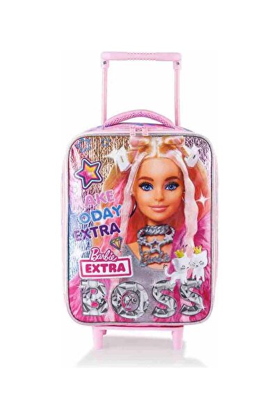Barbie Çekçekli Anaokulu Çantası 2in1 + Suluk + Kalem Çantası Set