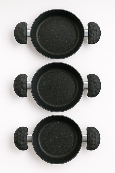 Brillant Lizaplus 3-Piece Teflon Pan Set 16- 18 -20 cm